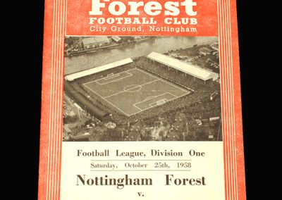 Preston v Notts Forest 25.10.1958