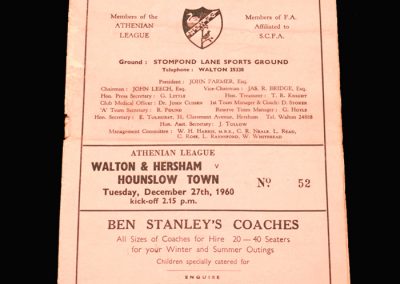 Walton v Hounslow 27.12.1960