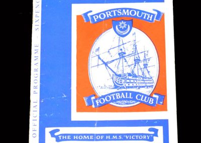 Sunderland v Portsmouth 14.11.1962 - League Cup 4th Round