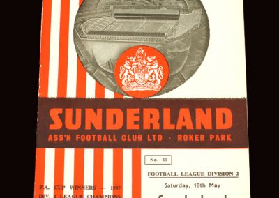 Sunderland v Chelsea 18.05.1963