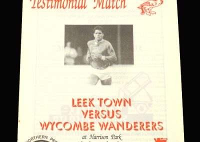 Wycombe v Leek Town 26.07.1993 - Chris McMullen Testimonial