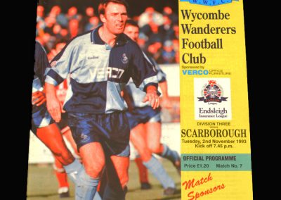 Wycombe v Scarborough 02.11.1993