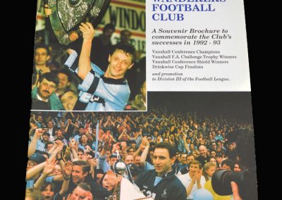 Wycombe Souvenir Brochure 1992-93 Season
