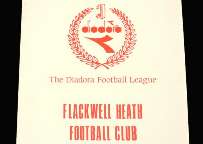 Wycombe v Flackwell Heath 19.01.1993 - Berks & Bucks Senior Cup