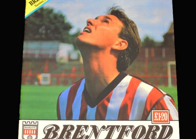 Barnet v Brentford 27.08.1991 - FA League Cup 1st Round 2nd Leg