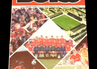 Middlesbrough v Grimsby 28.09.1982