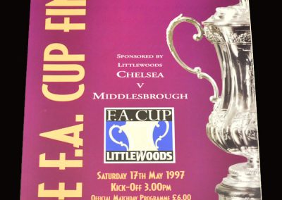 Middlesbrough v Chelsea 17.05.1997 - FA Cup Final