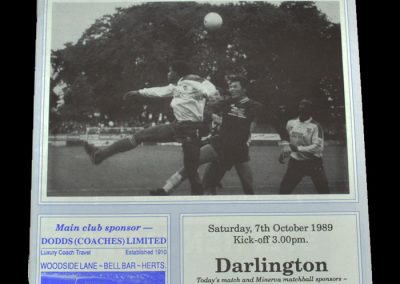 Darlington v Enfield 07.10.1989