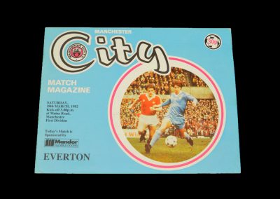 Everton v Man City 20.03.1982