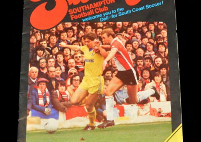 Everton v Southampton 05.09.1981