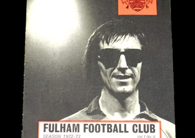 Hull v Fulham 20.09.1972