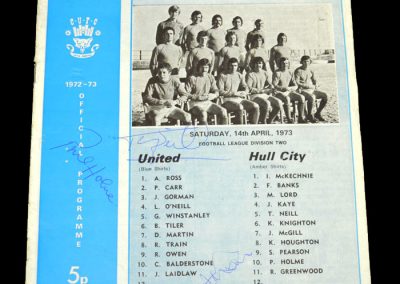 Hull v Carlisle 14.04.1973