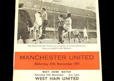 Man Utd v Southampton 27.11.1971