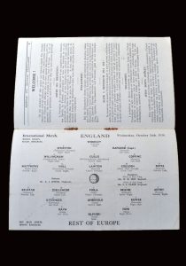England v Rest of Europe 26.10.1938