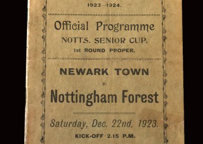Newark v Notts Forest 22.12.1923