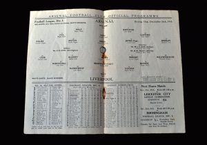 Arsenal v Liverpool 26.12.1935