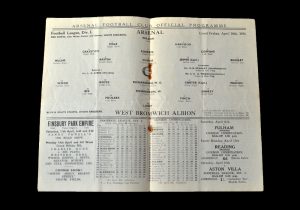 Arsenal v West Brom 10.04.1936