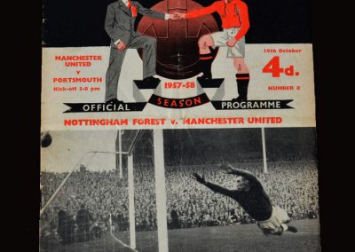 Man Utd v Portsmouth 19.10.1957