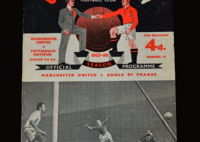 Man Utd v Spurs 30.11.1957
