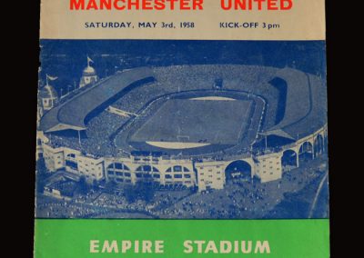 Man Utd v Bolton 03.05.1958 - FA Cup Final