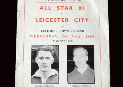 All Star 11 v Leicester City 11 02.05.1956 (Johnson and Waddell Testimonial Match)