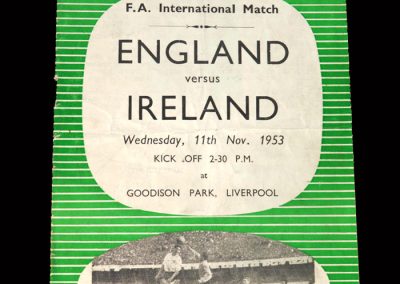 England v Ireland 11.11.1953