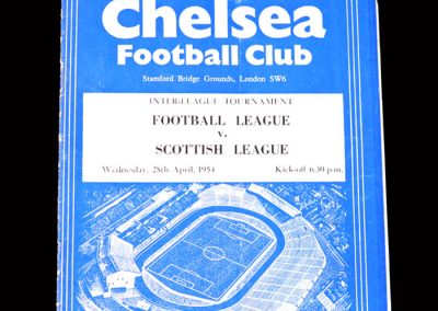 Football League v Scottish League 28.04.1954