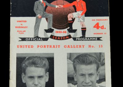 Man Utd v Burnley 04.02.1956