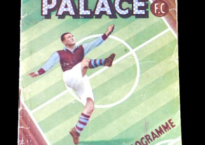 Notts County v Crystal Palace 10.09.1949