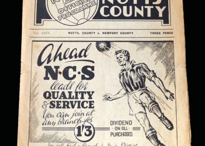 Notts County v Newport 25.02.1950