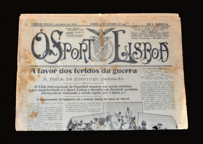 Benfica v Anglos 24.10.1914 (newspaper)