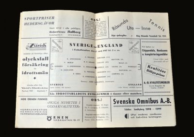 Sweden v England 17.05.1937