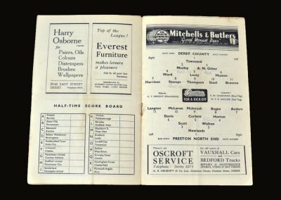 Derby v Preston 09.10.1948