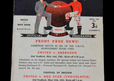 Man Utd v West Brom 14.04.1951