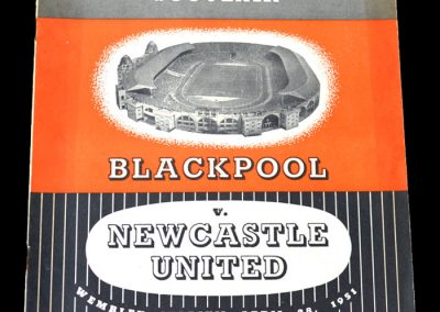 Newcastle v Blackpool 28.04.1951 - FA Cup Final (Daily Dispatch Souvenir)