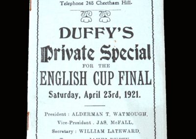 Spurs v Wolves 23.04.1921 - FA Cup Final Tour
