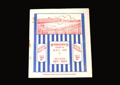 Huddersfield v Arsenal 27.02.1932 - FA Cup 6th Round