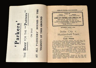 Stoke v Huddersfield 05.04.1947