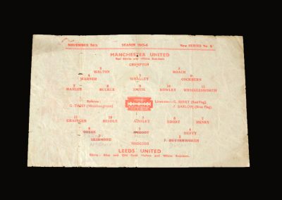 Man Utd v Leeds 24.11.1945