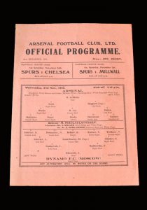 Arsenal v Dynamo 21.11.1945 3-4