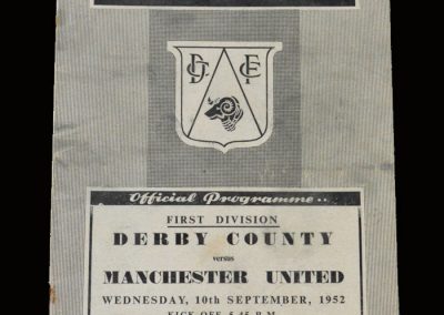 Man Utd v Derby 10.09.1952