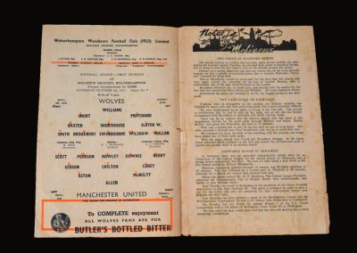 Man Utd v Wolves 04.10.1952