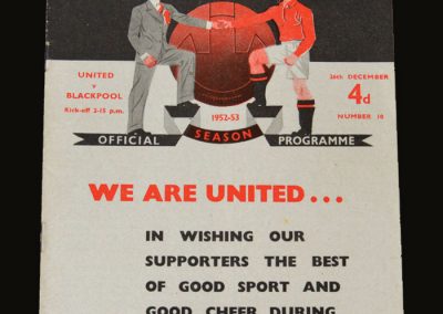 Man Utd v Blackpool 26.12.1952