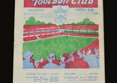 Man Utd v Burnley 14.03.1953