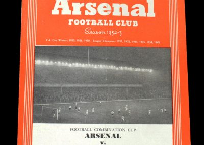 Arsenal v QPR 25.03.1953