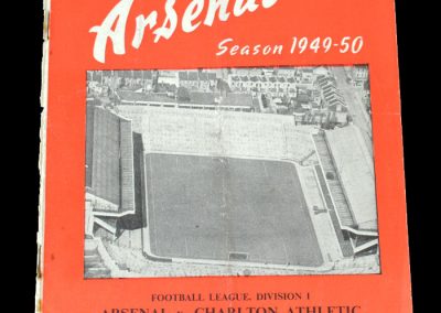 Arsenal v Charlton 19.11.1949
