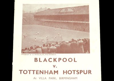 Blackpool v Spurs 21.03.1953 - FA Cup Semi Final
