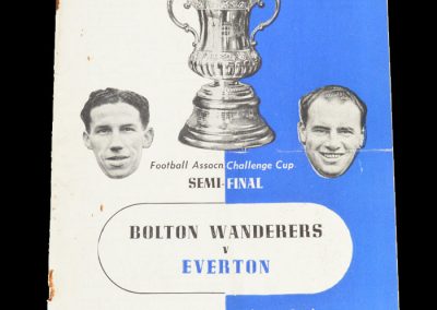 Bolton v Everton 21.03.1953 - FA Cup Semi Final