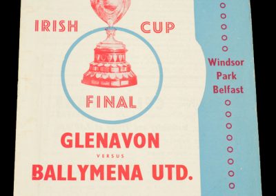 Glenavon v Ballymena United 18.04.1959 | Irish Cup final