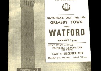 Grimsby v Watford 17.10.1964